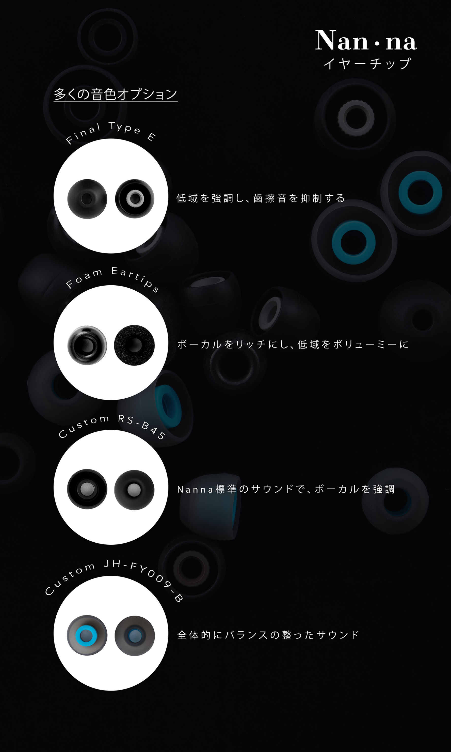 Nannaイヤチップ